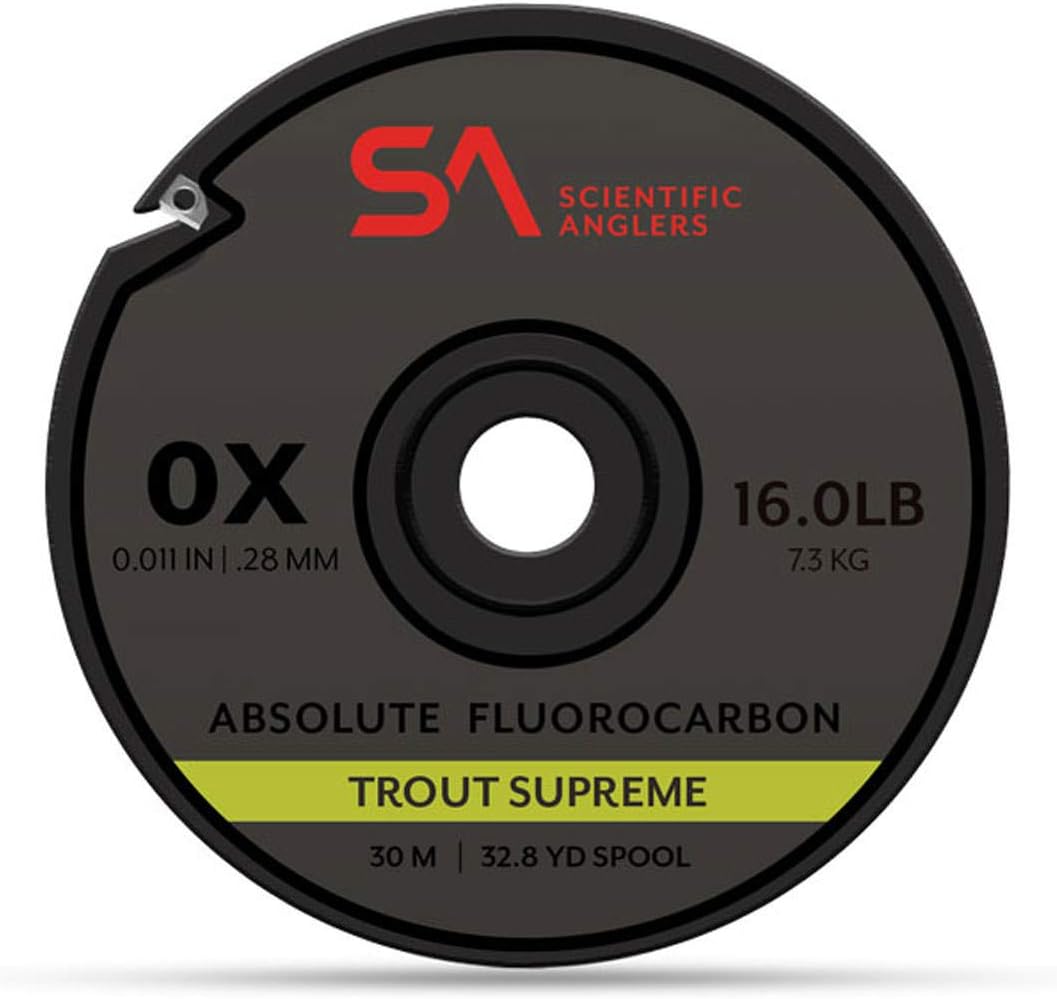 BRAND, CATEGORY, FLY FISHING LEADERS & TIPPETS, SCIENTIFIC ANGLERS, Scientific Anglers Absolute Trout Supreme Tippet - 30m