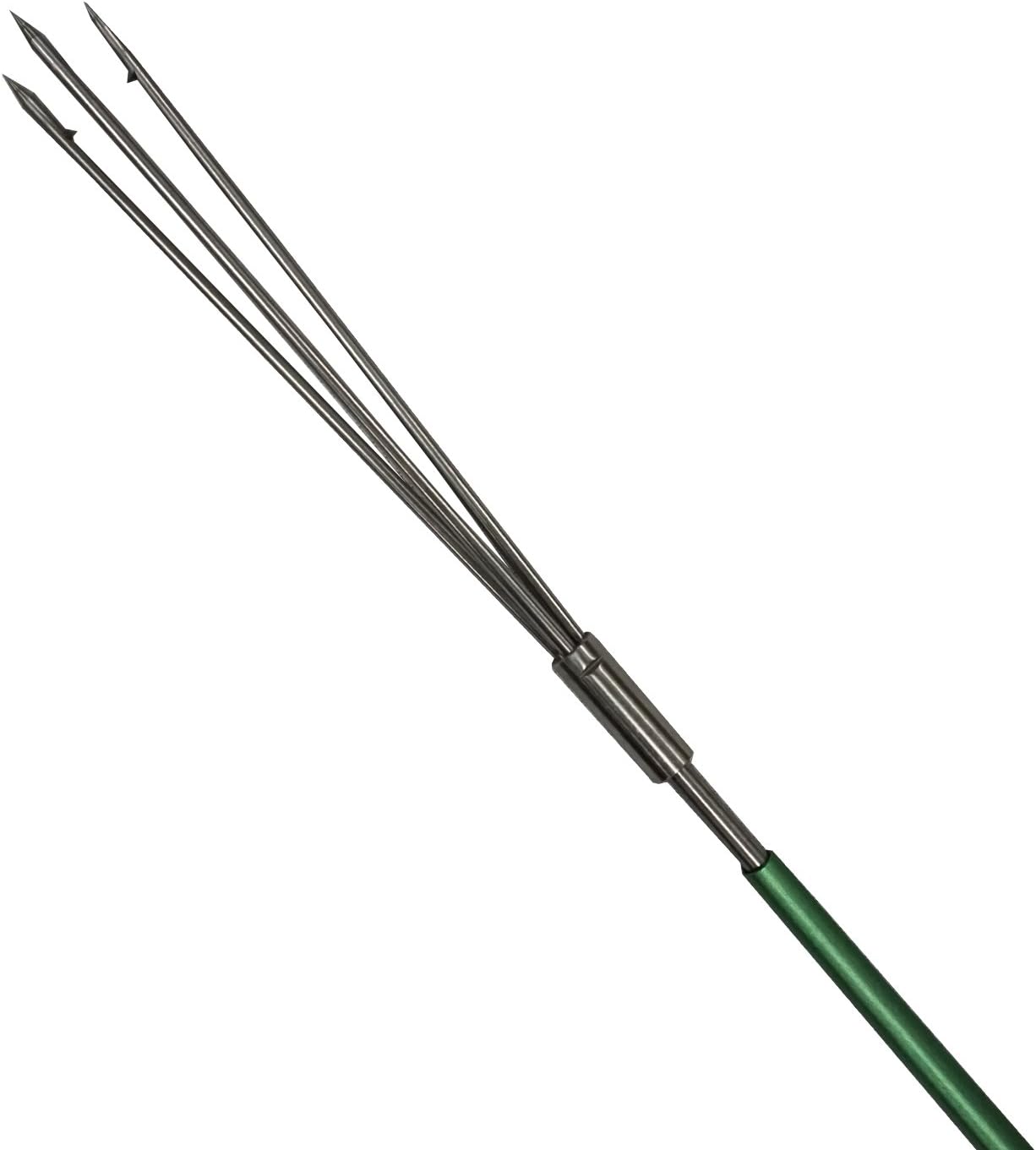 BRAND, CATEGORY, ICE SPEARING EQUIPMENT, SCUBA CHOICE, Scuba Choice Aluminum 5' Pole Spear with 11" Speartip, Green