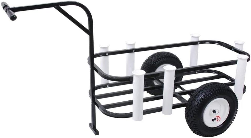 BRAND, CATEGORY, ROD RACKS, SEA STRIKER, Sea Striker Deluxe Surf, Pier and Beach Cart – Outdoor Fishing Rolling Wheel Wagon