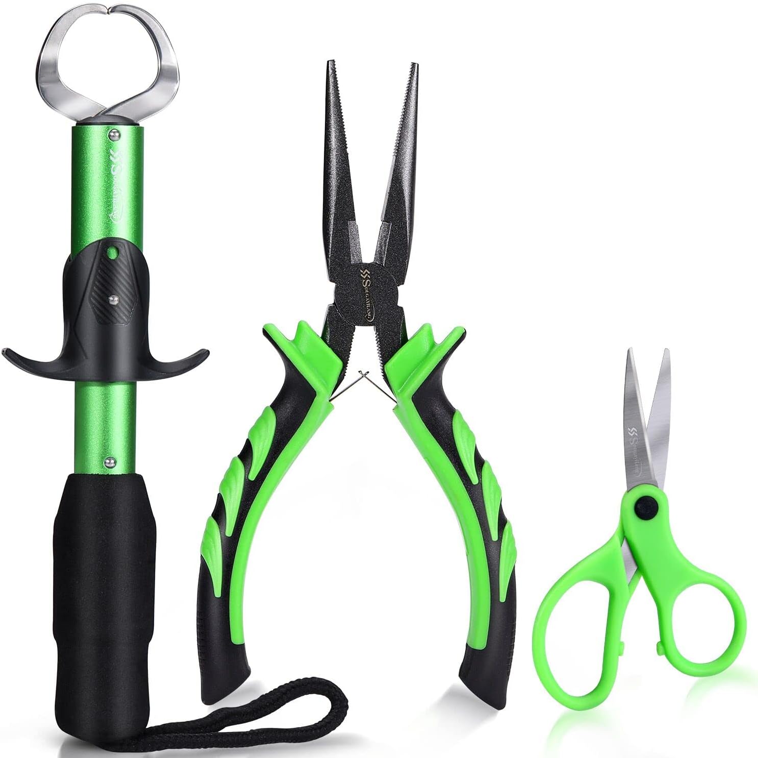 ACCESSORIES, BRAND, CATEGORY, SOUGAYILANG, Sougayilang Fishing Pliers 3 in 1 Fishing Tool Kit, with Fish Lip Gripper, Fishing Line Scissors