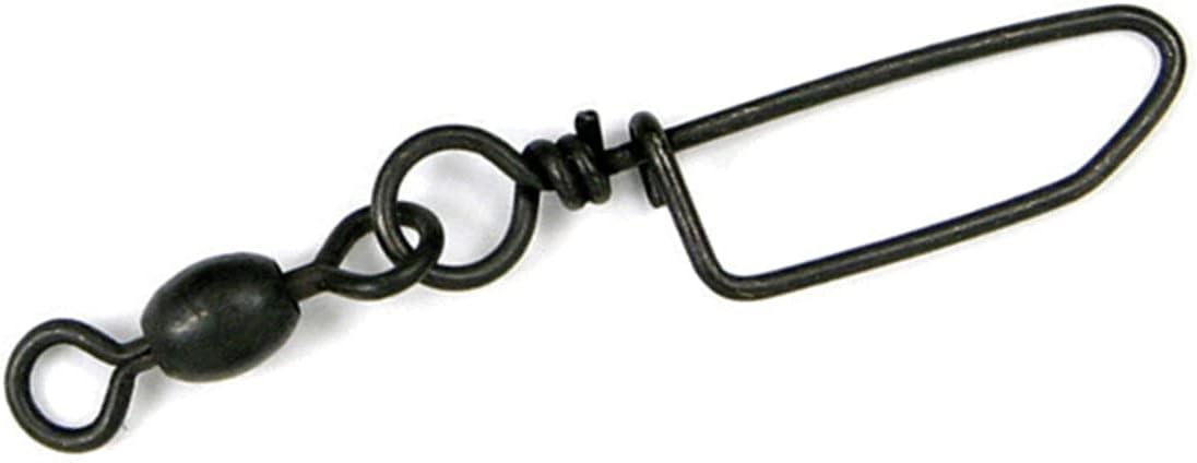 BILLFISHER, BRAND, CATEGORY, SWIVELS & SNAPS, Stainless Snap Swivels | Black Oxidized Finish | Durable Stainless Construction | Fishing Accessories