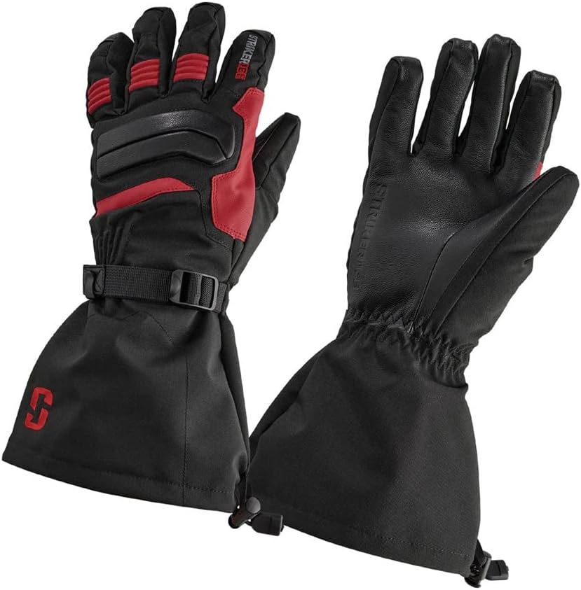 BRAND, CATEGORY, FISHING GLOVES, STRIKER, Striker Men's Defender Waterproof Breathable Insulated Ice Fishing Gloves with Adjustable Wrist and Gauntlet Closure