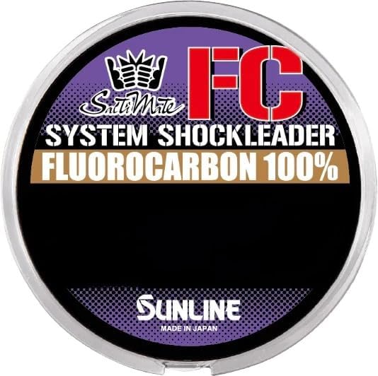 BRAND, CATEGORY, LEADERS, SUNLINE, SUNLINE, Sunline 60074670 SaltiMate System Shock Leader FC 33yd 80 LB.