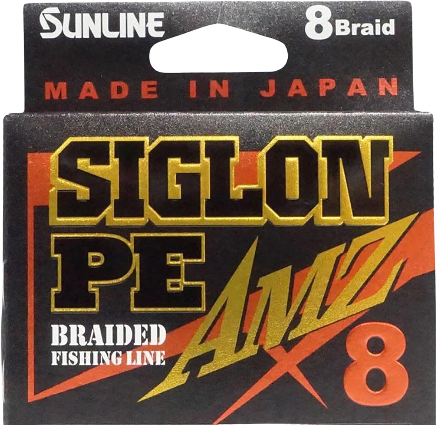 BRAIDED LINE, BRAND, CATEGORY, SUNLINE, Sunline 63054762 Siglon PE AMZ 18lb Orange 165yd Orange 18lb