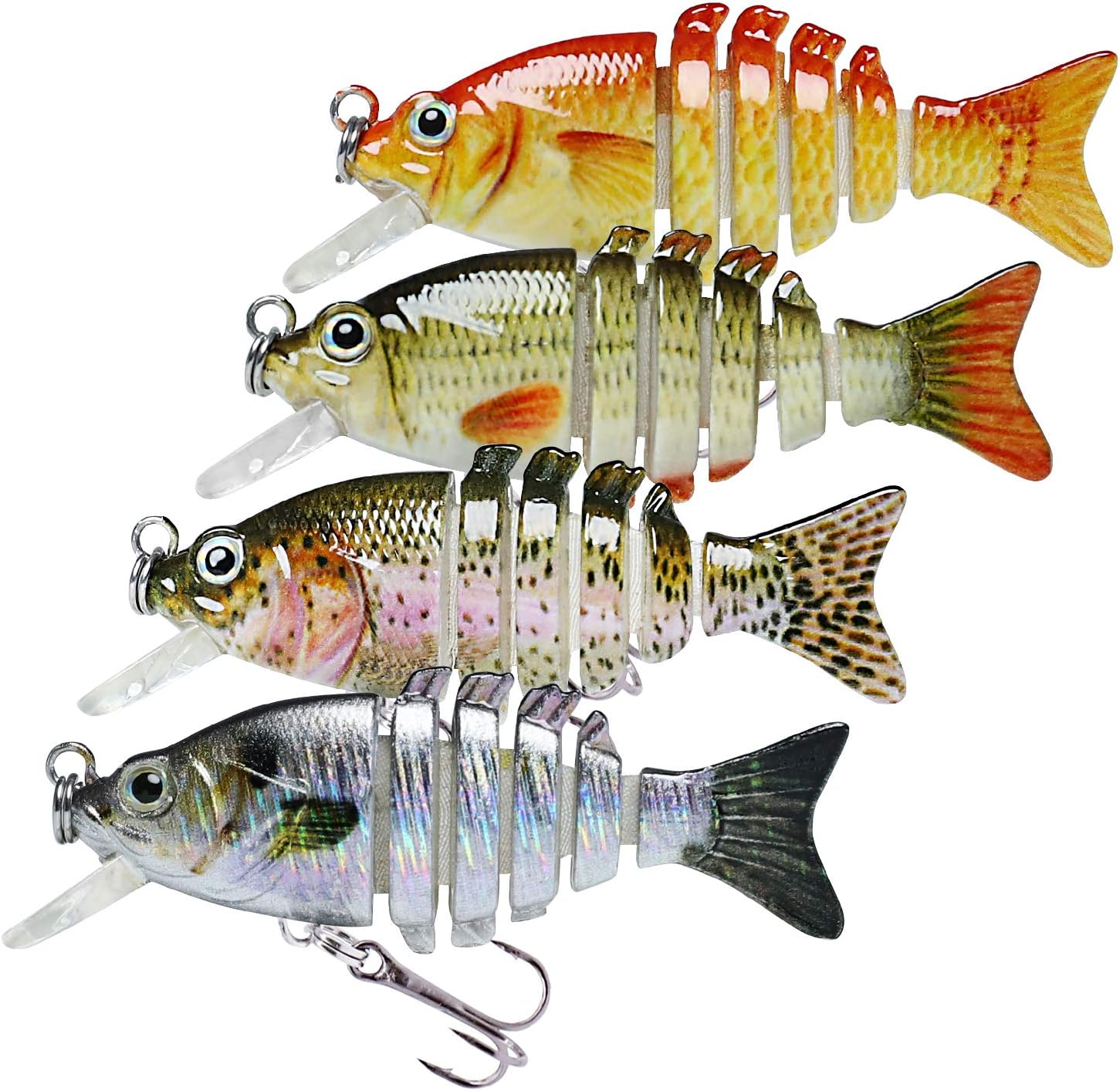 BRAND, CATEGORY, TOPWATER LURES, TRUSCEND, TRUSCEND Fishing Lures for Freshwater and Saltwater, Lifelike Swimbait for Bass Trout Crappie, Slow Sinking Bass Fishing Lure, Amazing Fishing Gifts for Men, Must-Have for Family Fishing Gear