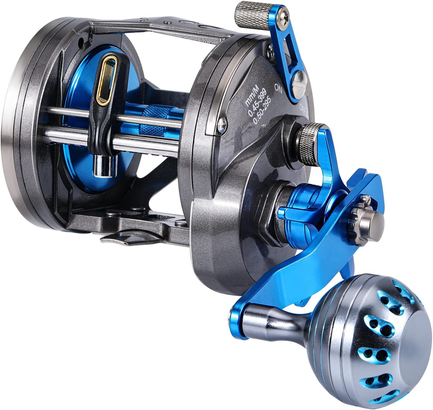 BRAND, BURNING SHARK, CATEGORY, REELS, Trolling Reel Saltwater Level Wind Reels, Drag Reels Boat Fishing Ocean Fishing for Sea Bass Grouper Salmon