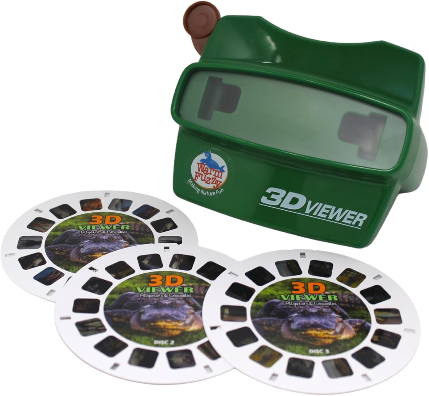 BRAND, CATEGORY, VIEWFINDERS, WARM FUZZY, WARM FUZZY Toys 3D Viewfinder (Farm) - Viewfinder for Kids & Adults, Classic Toys, Slide Viewer, 3D Reel Viewer, Retro Toys, Vintage Toys with 3 Reels - Contains 21 High Definition 3D Images