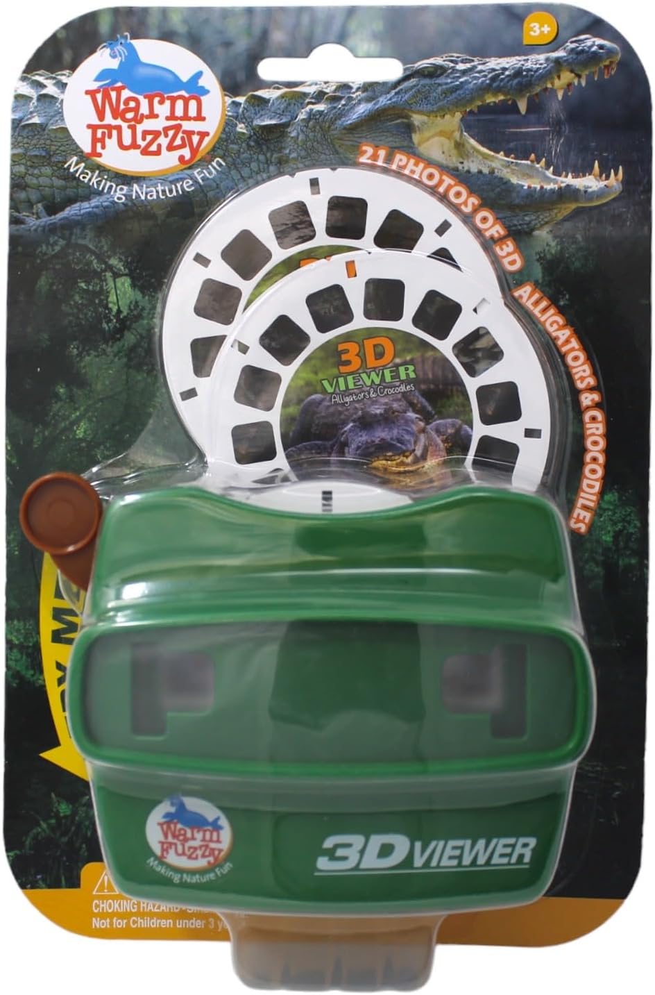 BRAND, CATEGORY, VIEWFINDERS, WARM FUZZY, WARM FUZZY Toys 3D Viewfinder (Farm) - Viewfinder for Kids & Adults, Classic Toys, Slide Viewer, 3D Reel Viewer, Retro Toys, Vintage Toys with 3 Reels - Contains 21 High Definition 3D Images