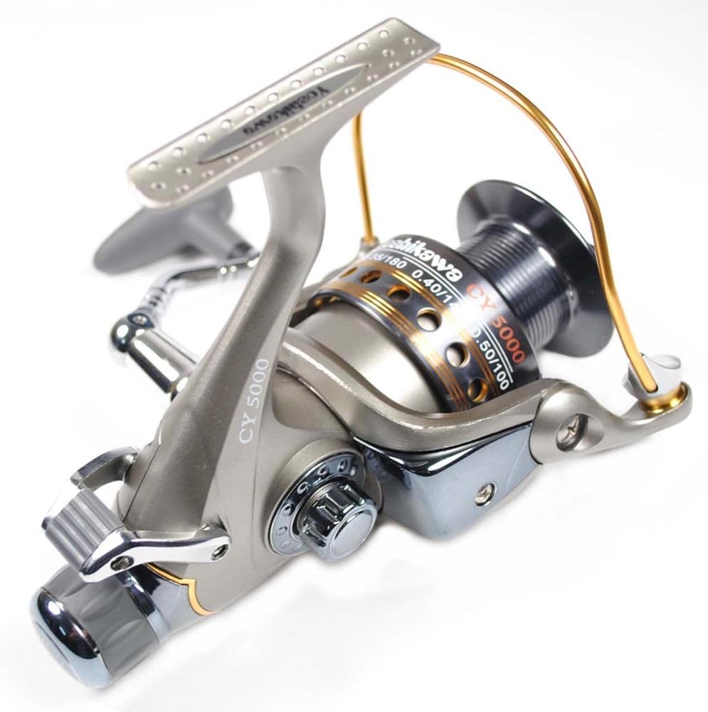 BRAND, CATEGORY, REELS, YOSHIKAWA, Yoshikawa Baitfeeder Spinning Reel Fishing 5.5:1 11 High Power Stainless Ball Bearings 30Lb Drag Right Left Hand Saltwater Freshwater Reversible Front Rear Drag Live Liner 3000-6000