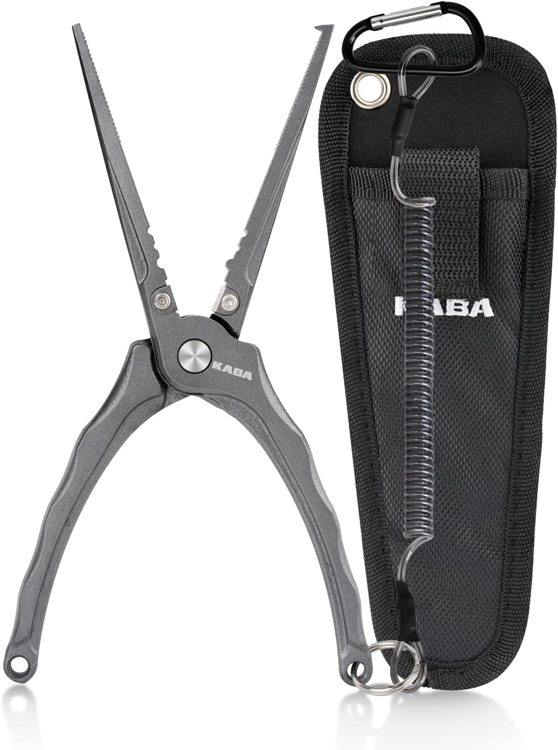 BRAND, CATEGORY, KABA, PLIERS & HOOK REMOVERS, kaba Multifunction Fishing Pliers Light Weight Split Ring Fish Pliers Hook Remover Braid Line Cutter Saltwater Resistant Fishing Gear Tool Accessories